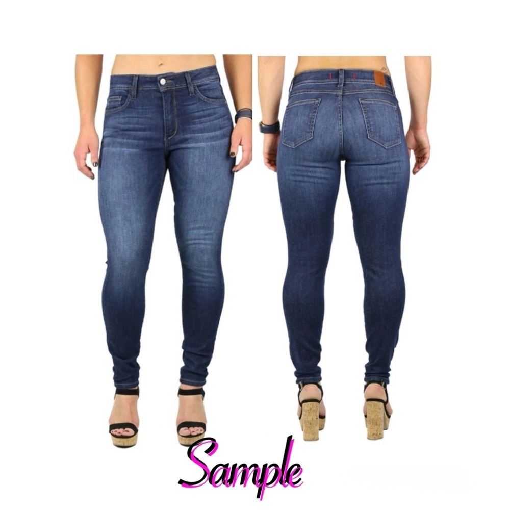 🆕Fran Denim Nicole High Rise Skinny Dark Wash Jeans 26🆕